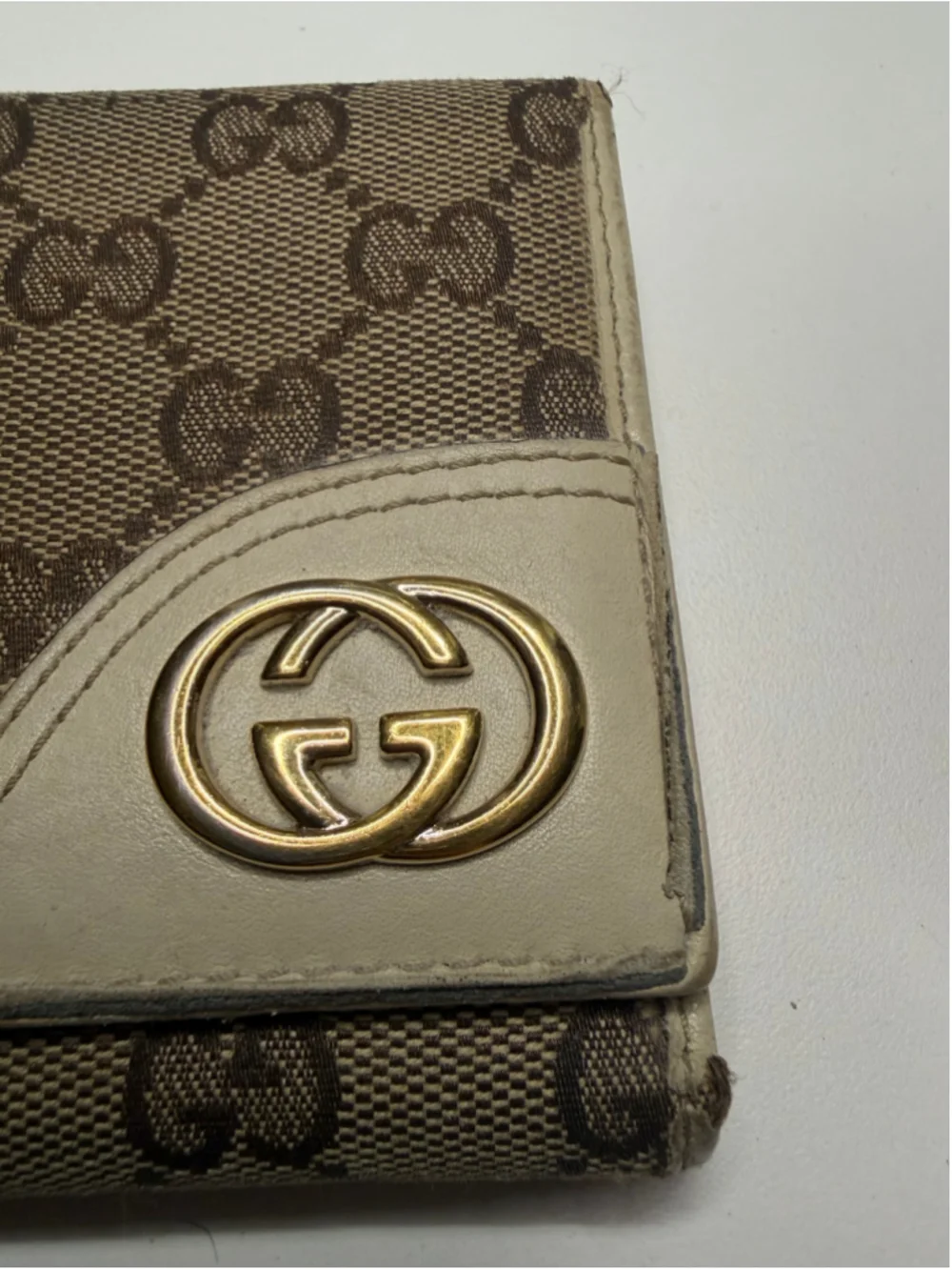 Women's Gucci Wallet One Size Beige Brown